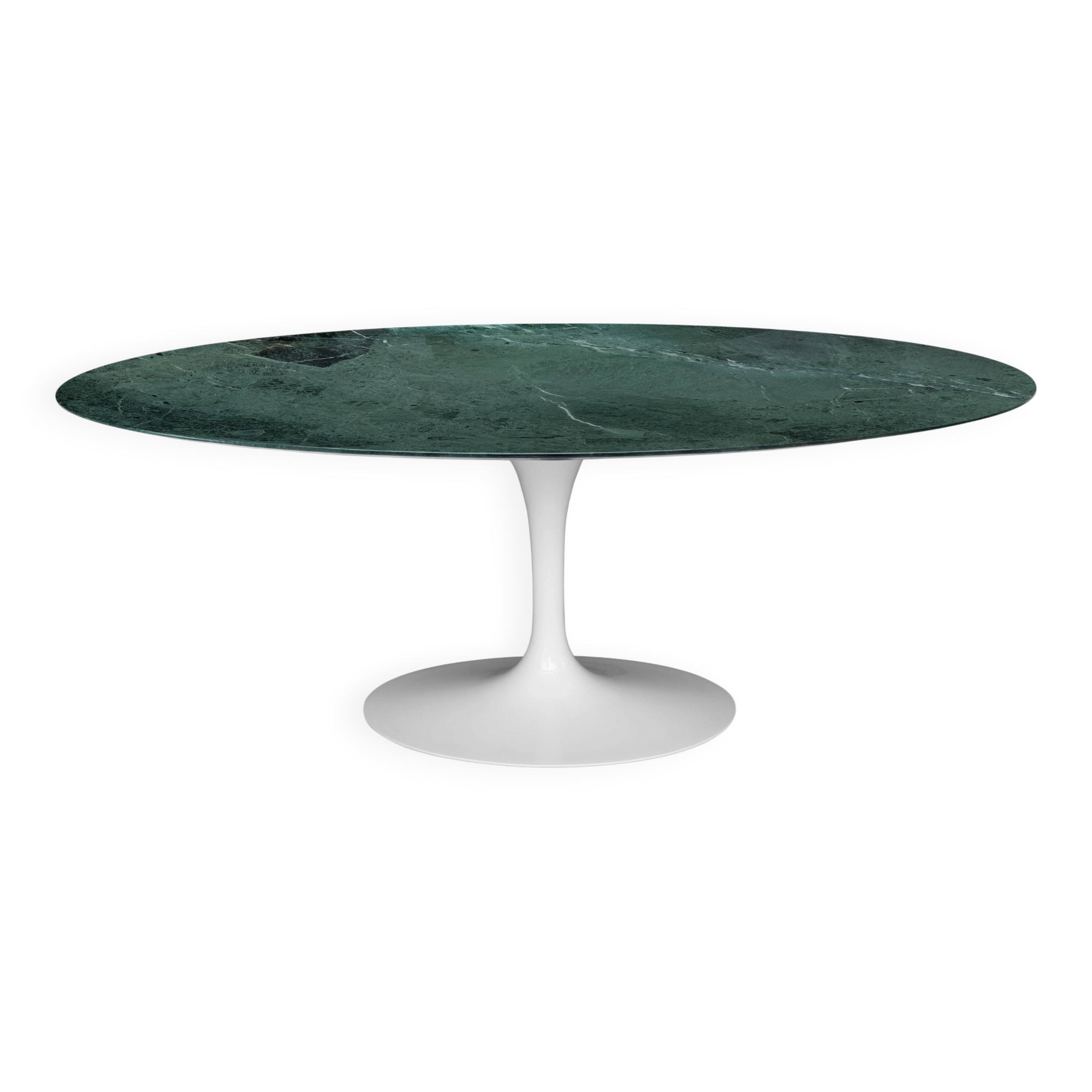 Original oval knoll tulip dining table (244cm) aple verdi gloss like new!!