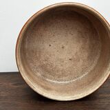 Flat Soufflé Mold in Stoneware, DUROFEU Brand, early 20th century