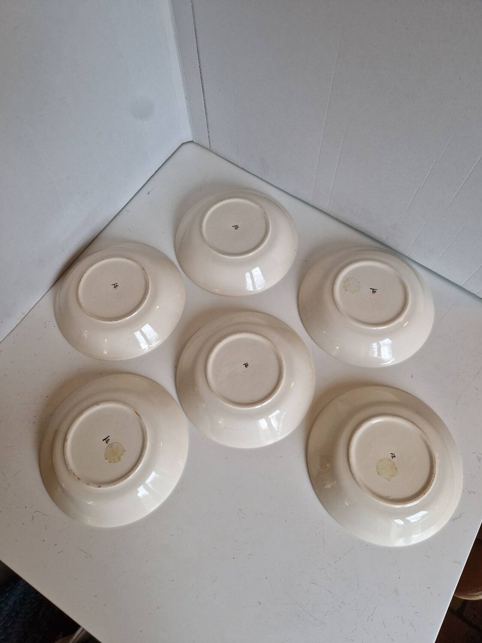 6 assiettes creuses coq Émile Tessier Malicorne