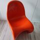 Orange Panton chairs 1974