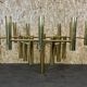 XXL 60s 70s chandelier Gaetano Sciolari for Sciolari Brass with 37 flames