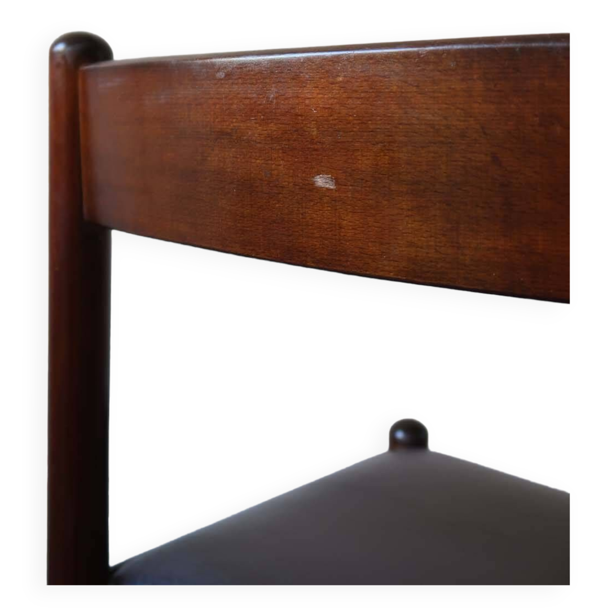 4 brutalist skai chairs (3 lots available)