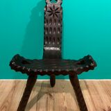 Stool brutalism tripod, 1960/70