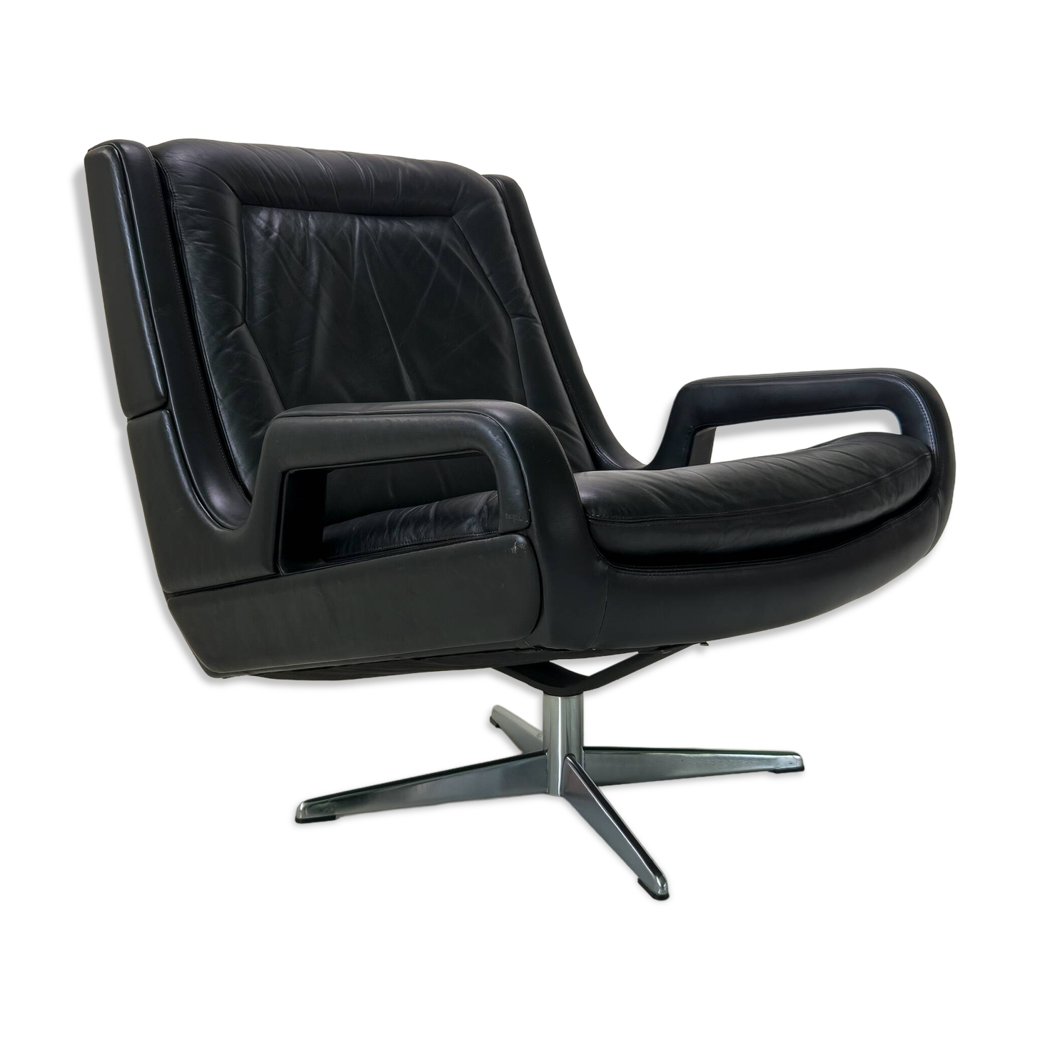 Carl Straub swivel armchair – 1960s/70s