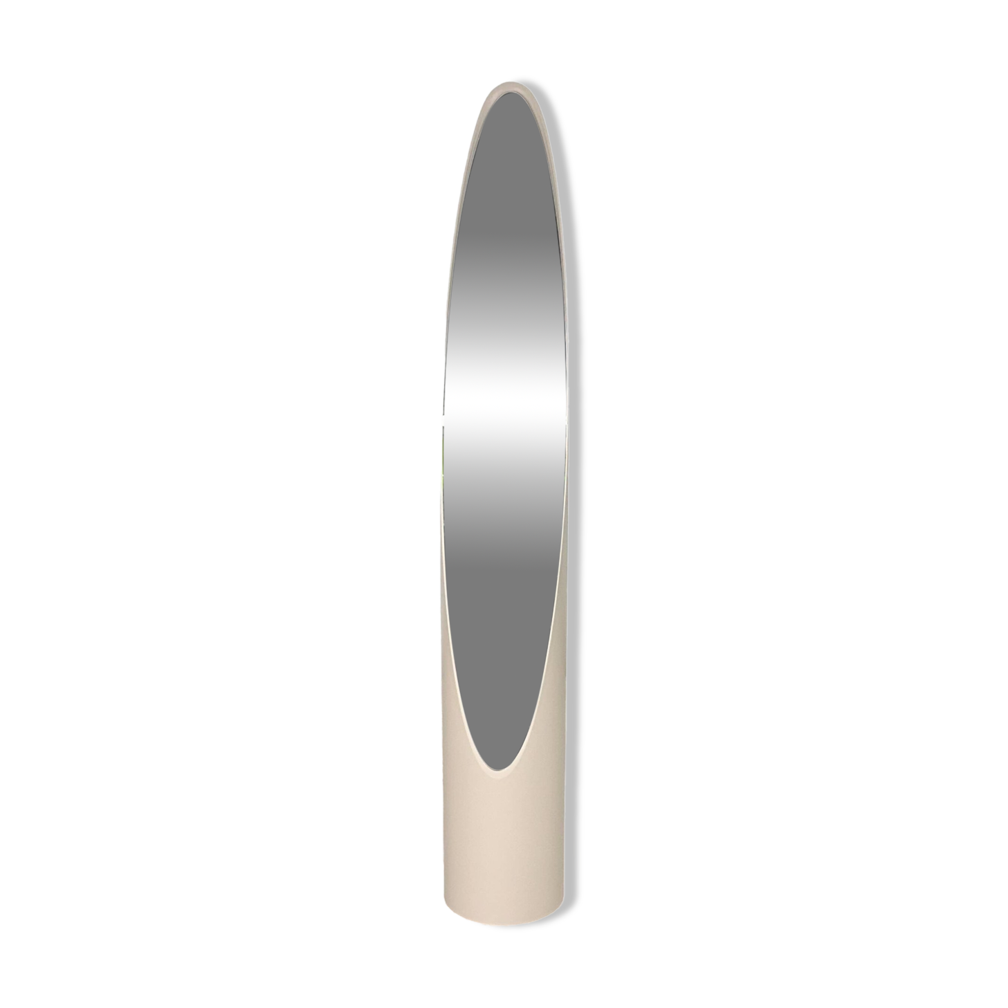 Lipstick mirror in the color beige by Rodolfo Bonetto | specchio unghia
