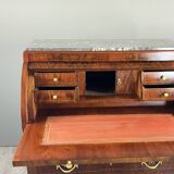 Louis XVI style mahogany writing desk with a flap, 19th century.