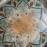 Large vintage ceramic dish signed Buffat – unique piece from the 60s-70s –