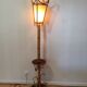 Lampadaire en rotin