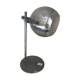 Vintage lamp 1960 table eyeball brushed steel Aluminor - 34 cm