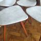 Set of 4 BAUMANN chairs from the 60s (model 840, Max Bill)