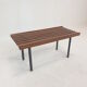 Bench in Teak with Brass Feet, Italy, 1950s