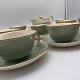 Service à thé et café Villeroy et Boch en porcelaine vert d’eau