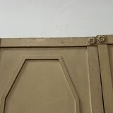 Set of two moulded panel doors from the 19th century.