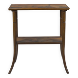 French Art Nouveau Marquetry Table by Emile Galle, 1900s