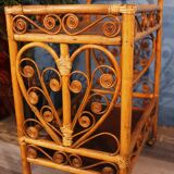 Rattan serving table 1970