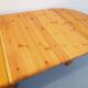 Vintage Scandinavian round dining table by Rainer Daumiller in pine from the 1960s.