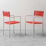 Set of 6 chairs mod. spaghetti giandomenico belotti for alias ​​80s vintage