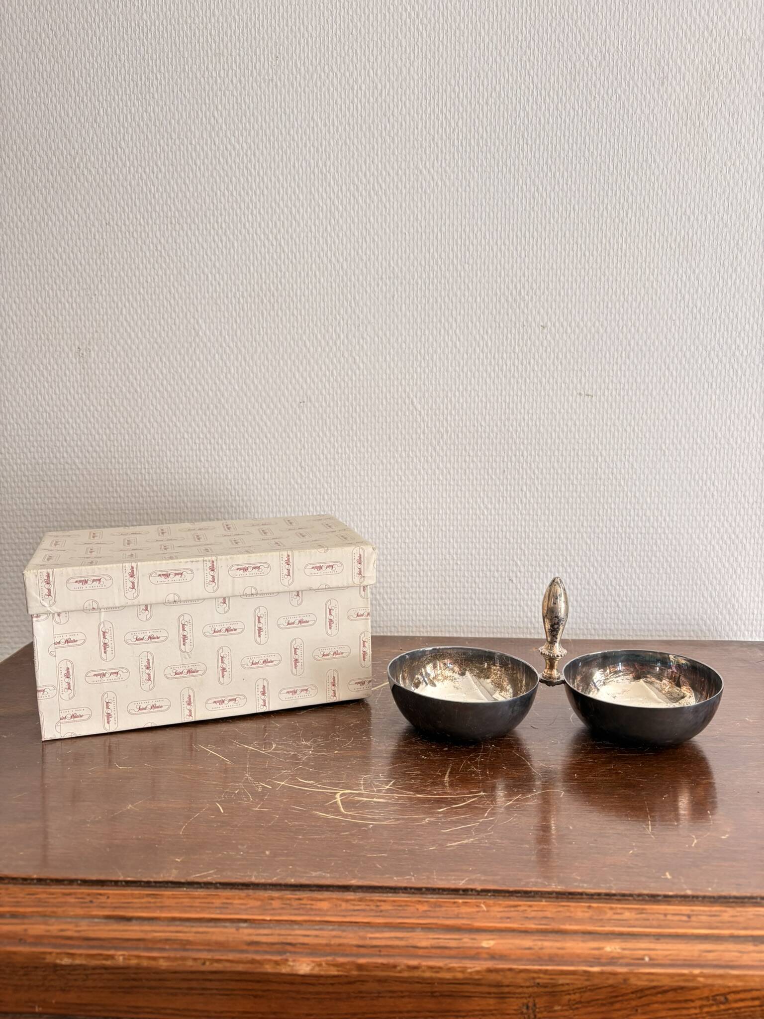 Mendiant Serviteur Plate Service Aperitif Silver-Plated Saint Hilaire