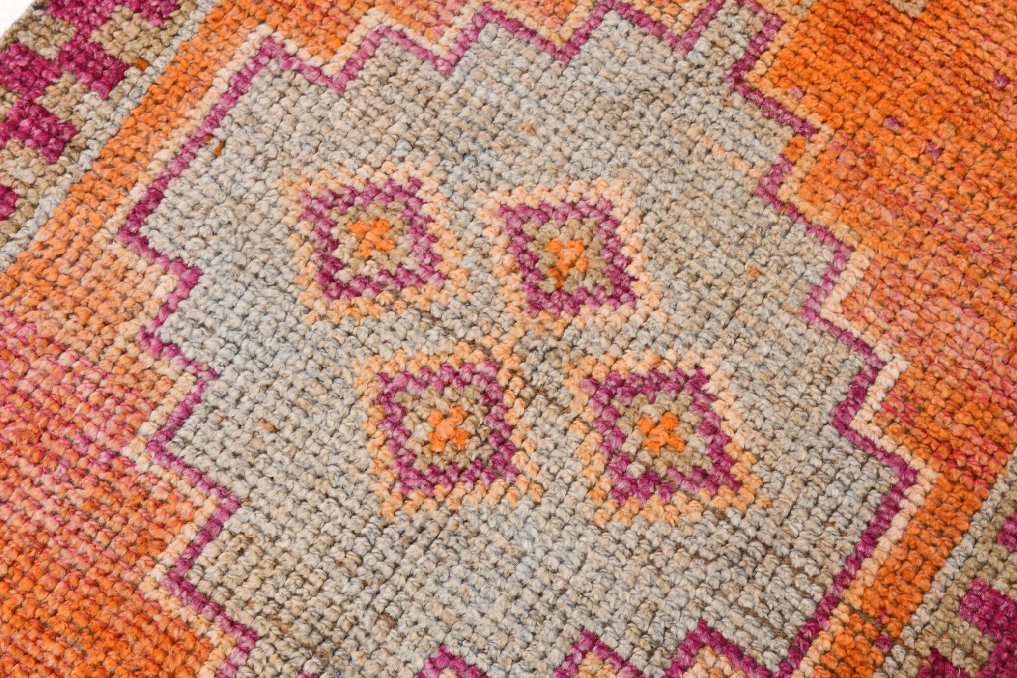 3x10 Colorful Modern Turkish Runner Rug, 86x305Cm