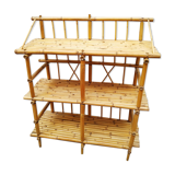 Vintage bamboo shelf