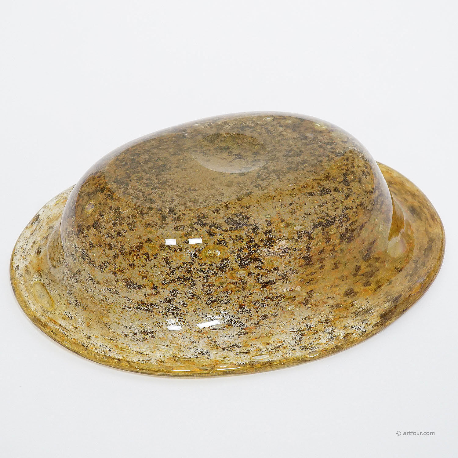 Ercole Barovier for Barovier & Toso Aborigines art glass bowl Murano