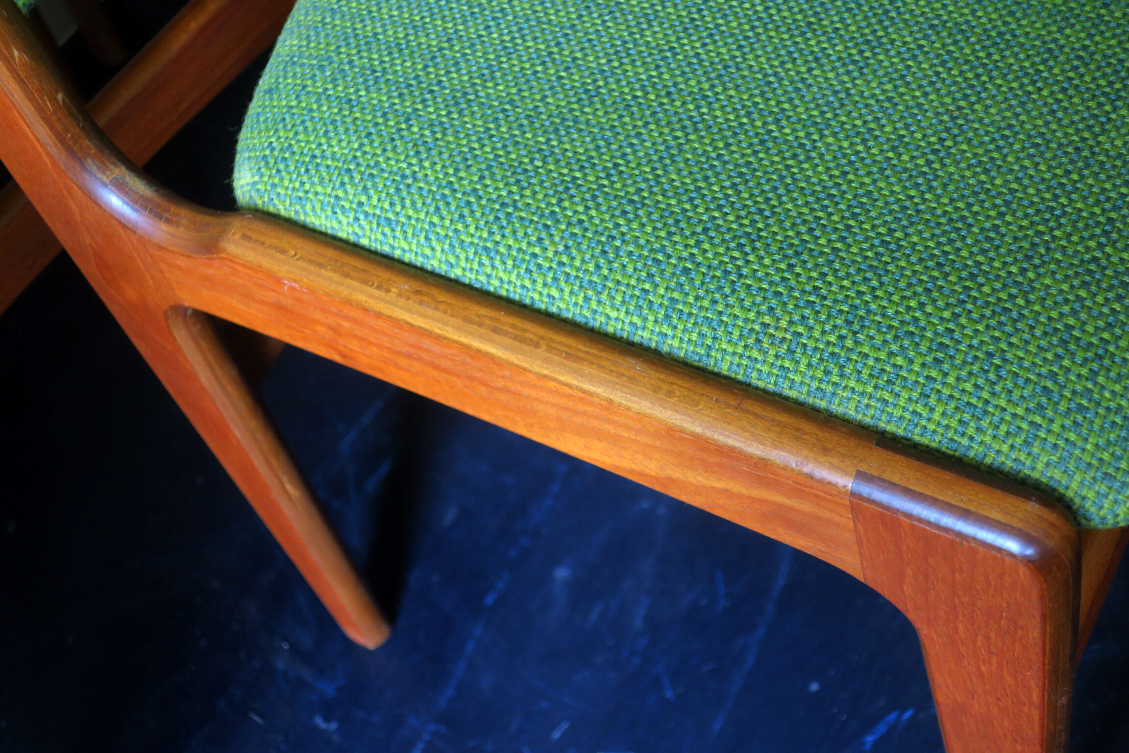 Set of 6 Danish teak dining chairs by Erik Buch, 1960