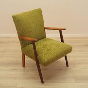Fauteuil danois vert, années 1960