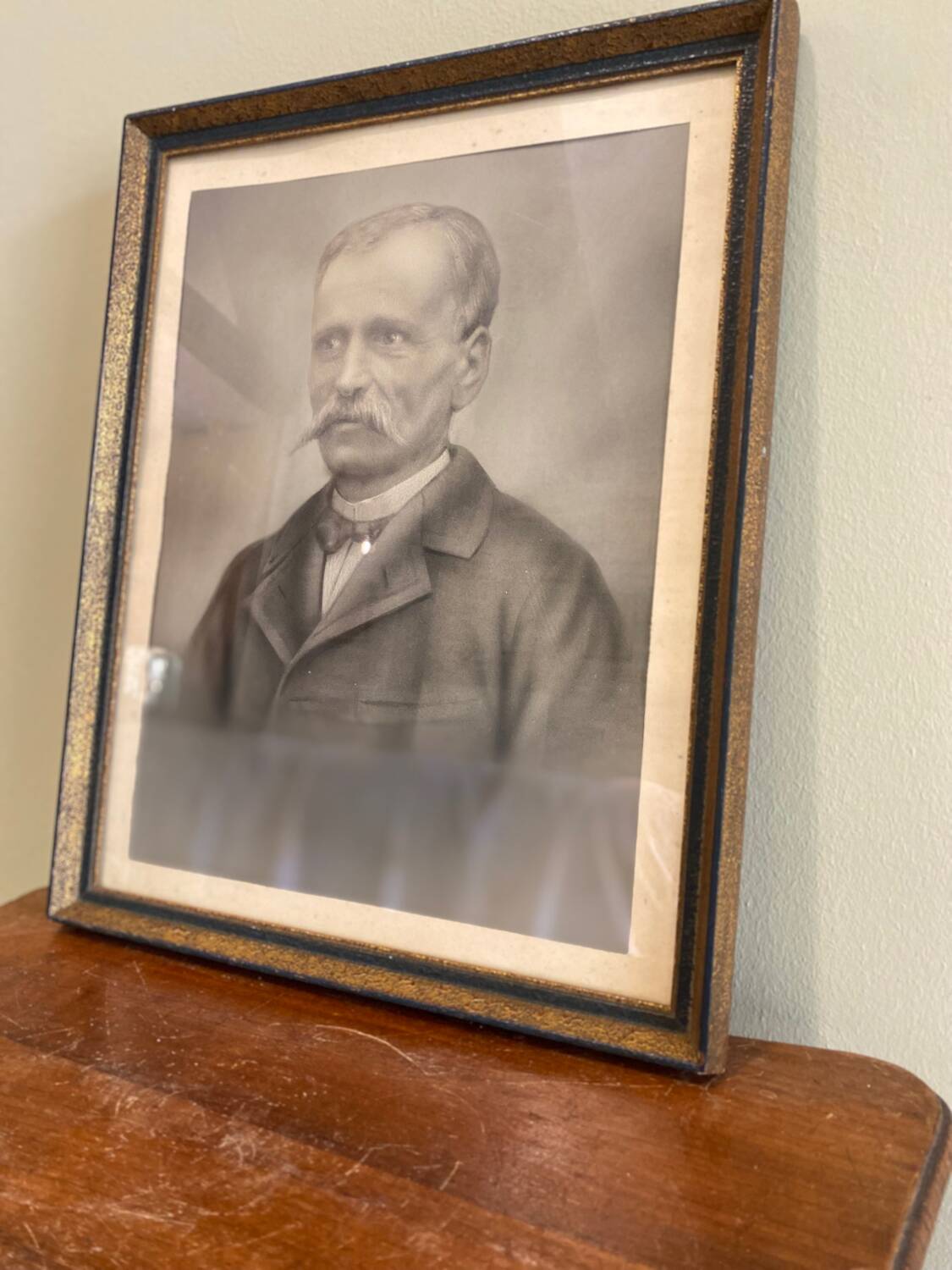 Framed old photo