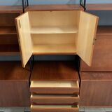 Free standing wall unit teak 1960s