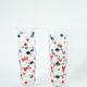 Set of 6 water glasses, Jeu de Cartes motifs, 1970