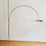 stunning Mid Century Modern brass UNA arc lamp by Florian Schulz