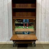70s Teak Bar Library Shelf