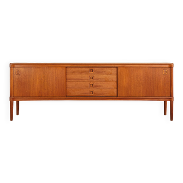 Enfilade en teck par H.W. Klein pour Bramin, Danemark, années 60