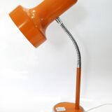Orange desk or table lamp Italy 1970