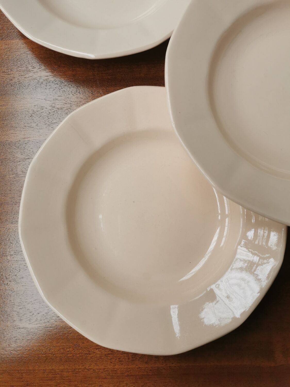 Service de 5 assiettes creuses Digoin