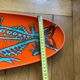 Orange ceramic fish platter
