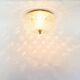 Large Mid-Century Bubble Glass Ceiling Light/Flush Mount by Helena Tynell for Limburg, Germany, 1960
