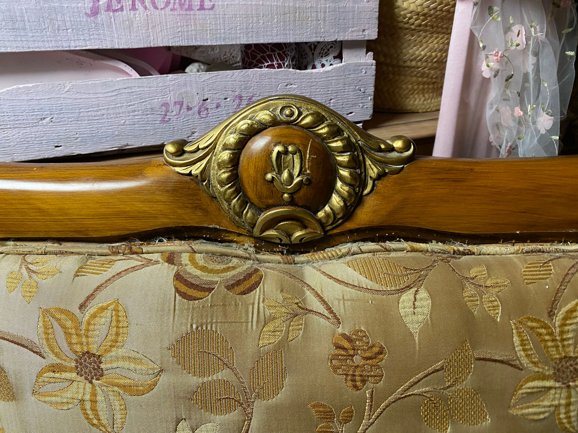Louis XV Rococo style armchair