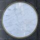 Marble bouillotte table