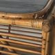 Coffre à jouet en bambou et rotin vintage 1960