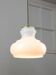 Mid-Century Italian Brass and Opaline Pendant Lamp