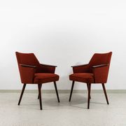 Chaises coquillage vintage, Pologne, années 1960, lot de 2