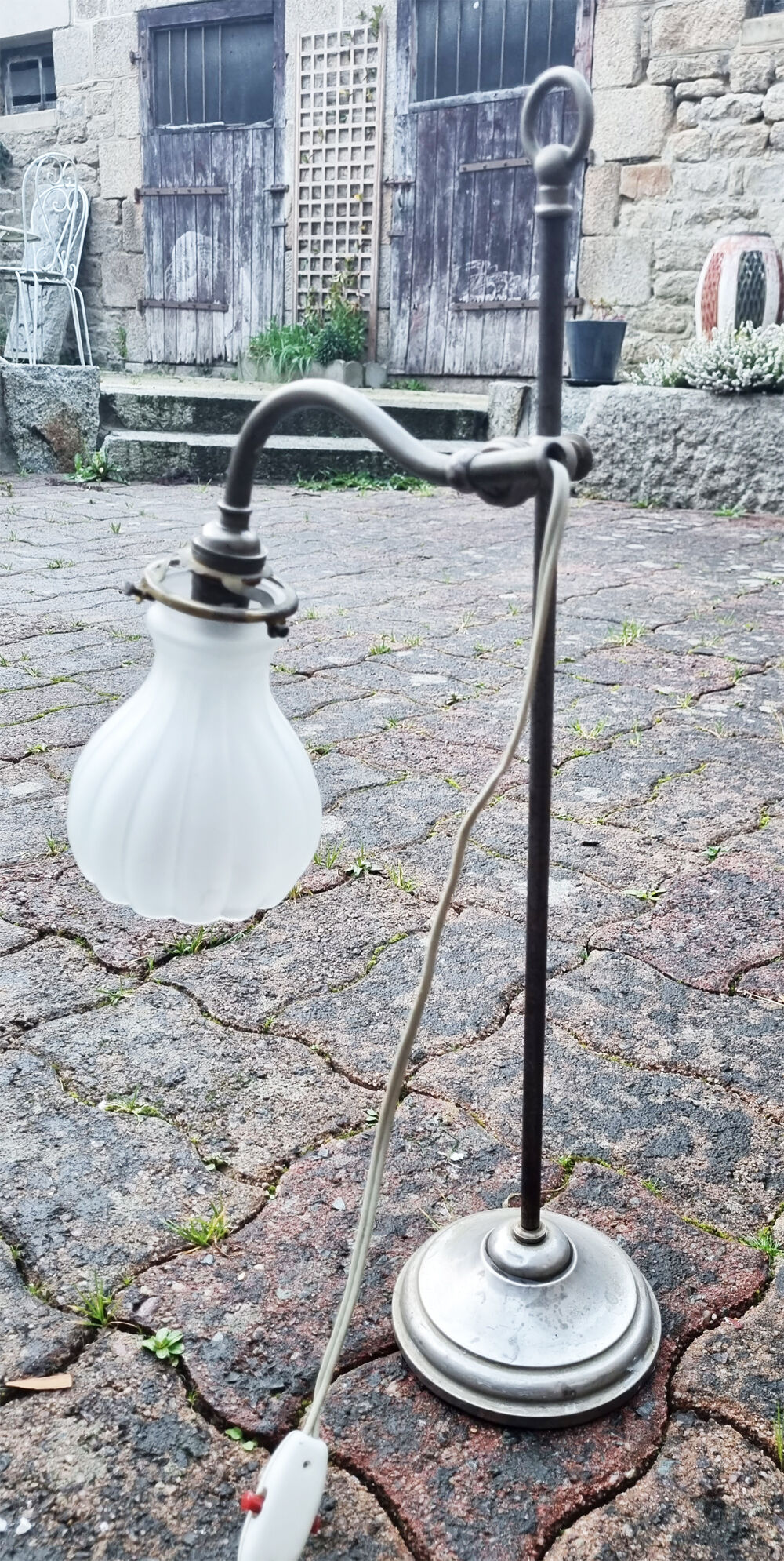 Lampe de bureau col de cygne 1900 - 1920 art nouveau
