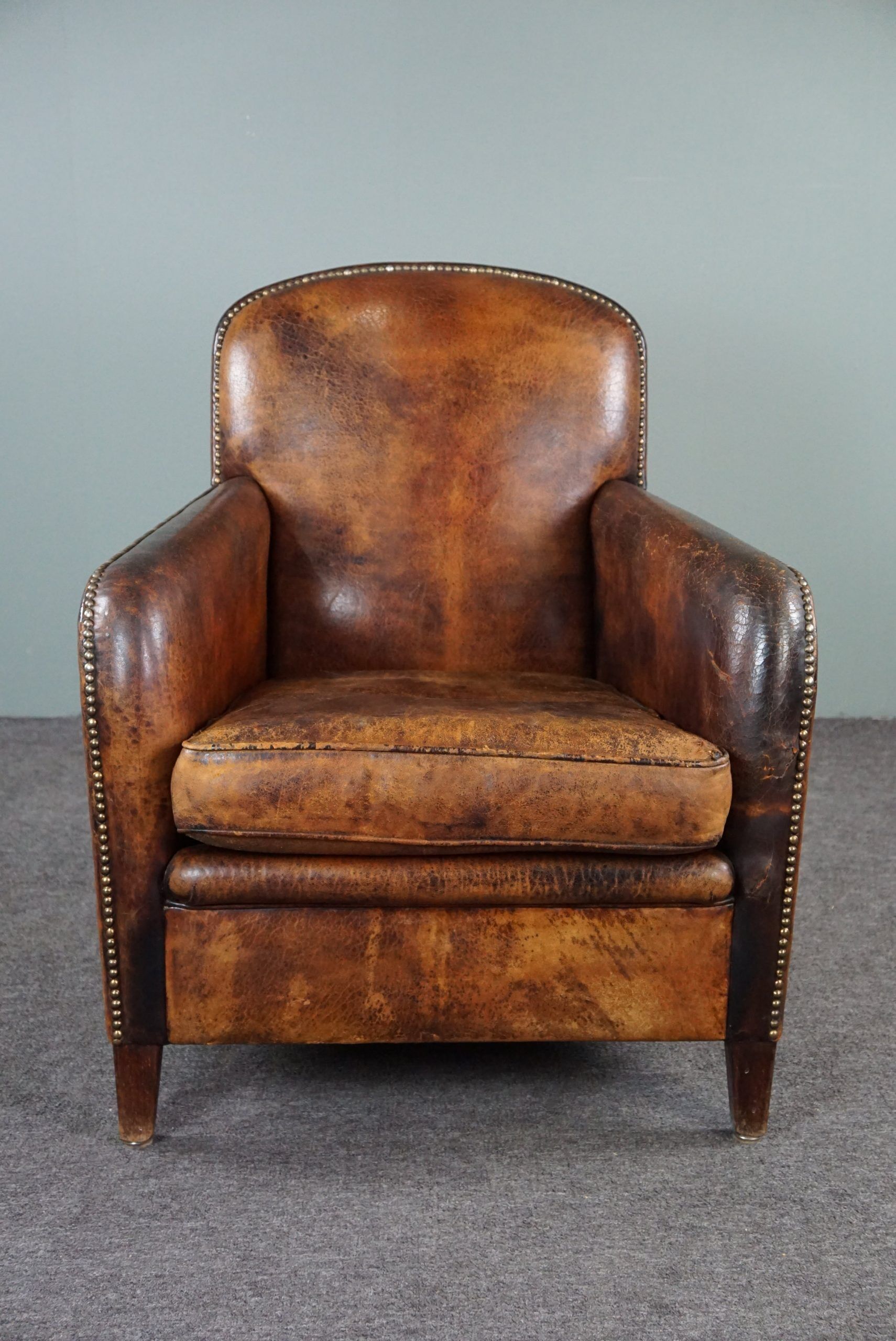 Sheepskin armchair