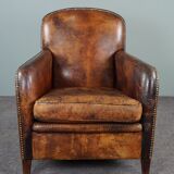 Sheepskin armchair