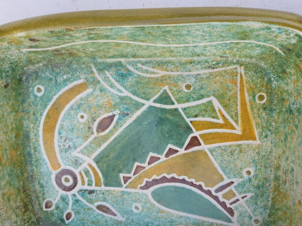 Bernard Lecuyer ceramic dish