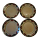 Lot de 4 assiettes Art Déco
