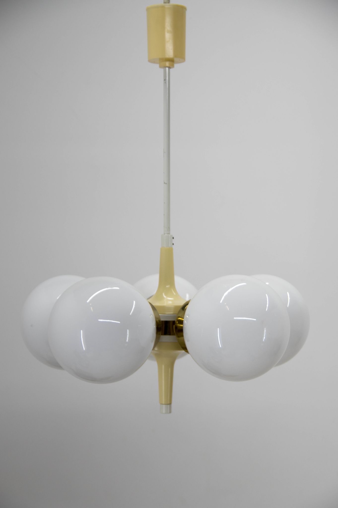 Lustre space age poutnik par Elektroinstala Decin, années 1970