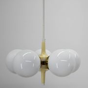 Lustre space age poutnik par Elektroinstala Decin, années 1970