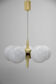 Chandelier Sputnik by Elektroinstala Decin, 1970s